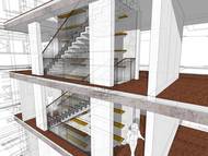 Neubau Einfamilienwohnhaus –  Gau-Algesheim  Detailplanung Treppenhaus